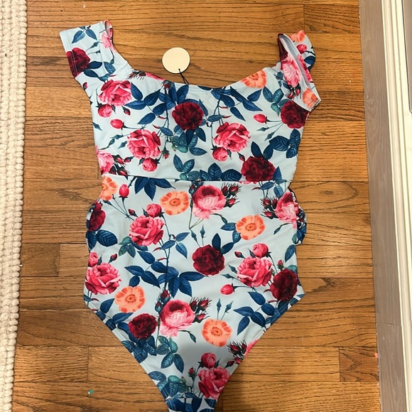 PINKBLUSH maternity swimsuit Large - NWT - Picture 2 of 2